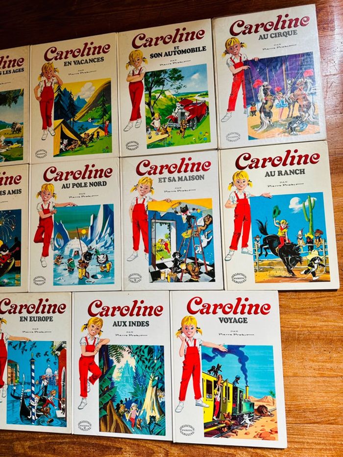 Lot de 11 livres anciens blancs albums bd Caroline Pierre Probst Grands albums Hachette - photo numéro 2
