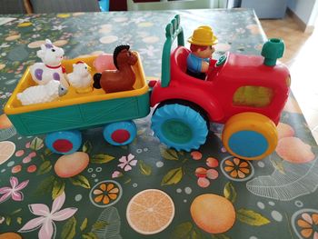 Tracteur et remorque Old Macdonald