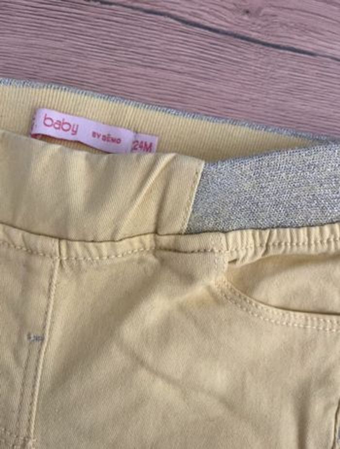 Pantalon jaune bébé - photo numéro 2