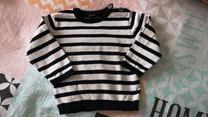 Pull marinière 12 mois