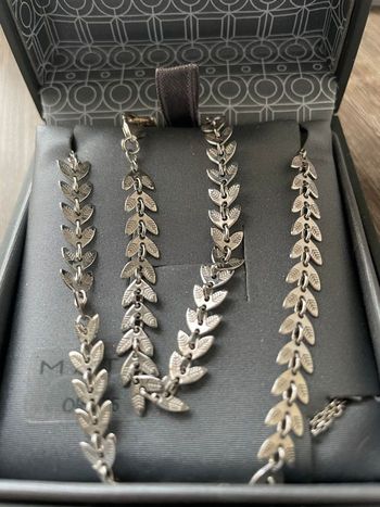 Parure en argent massif 