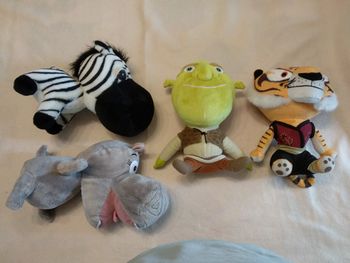 4 peluches Big Headz DreamWorks 