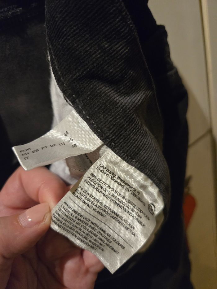 Pantalon velours gris T.44-46 C&A neuf - photo numéro 6