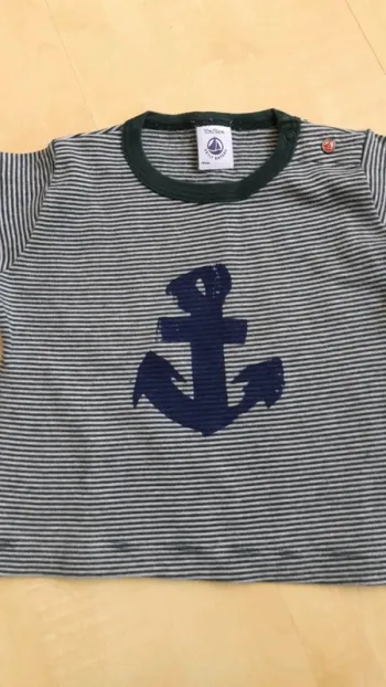 T-shirt manches longues petit bateau