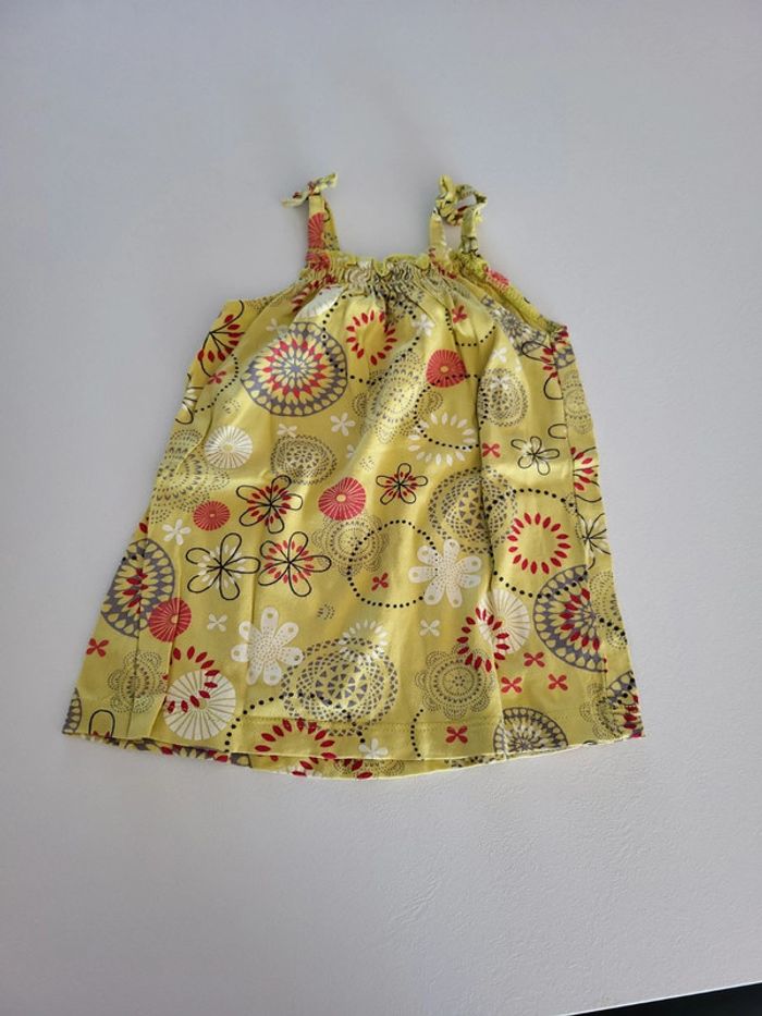 Tee-shirt à bretelles 12 mois fille gemo