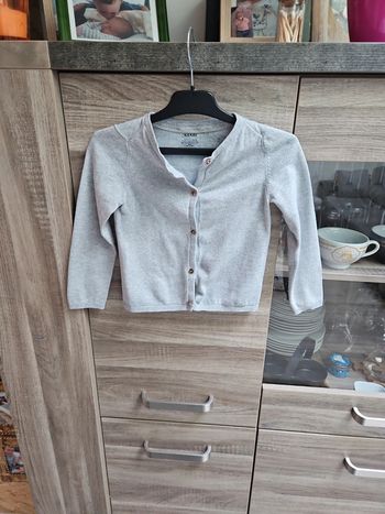 Gilet fille 5 ans gris kiabi