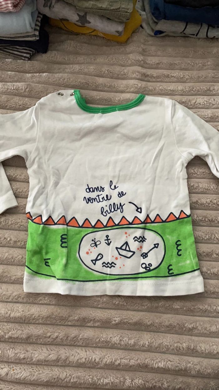 Tee shirt manche longue 12 mois - photo numéro 2