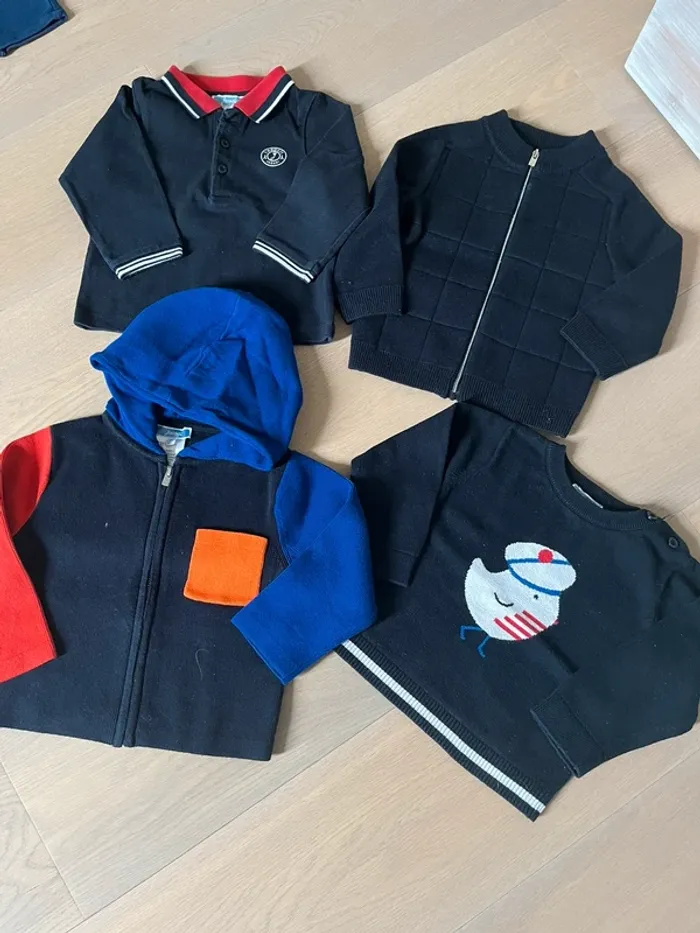 Lot garçon 18 mois jacadi et petit bateau - photo numéro 2