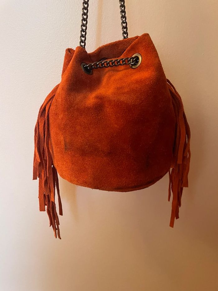 Sac à mains ou bandoulière frange - photo numéro 3