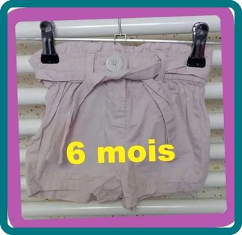 Short rose Kiabi Taille 6 mois