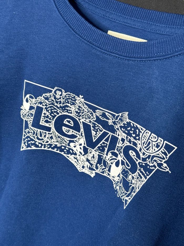 Sweat, léger bleu, Levis, taille 16 ans - photo numéro 3
