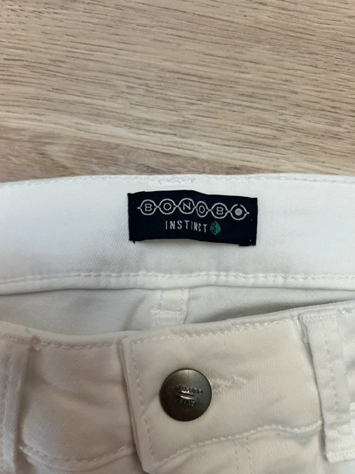 Pantalon blanc bonobo taille 38 - photo numéro 6