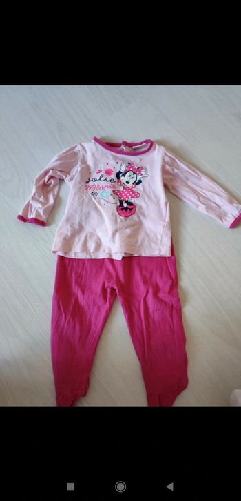 Pyjama Jolie Minnie 9/12 mois Disney