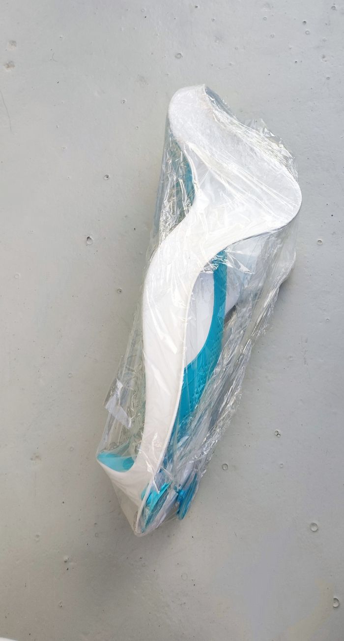 Baignoire bébé grise+ transat de bain bleu - photo numéro 5