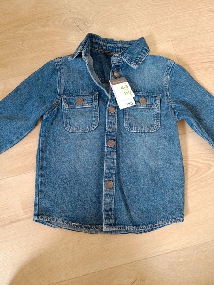 Veste jean souple 4/5ans