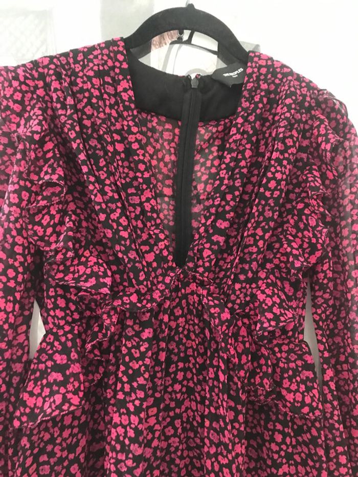 Robe fleurie The Kooples M rose - photo numéro 2