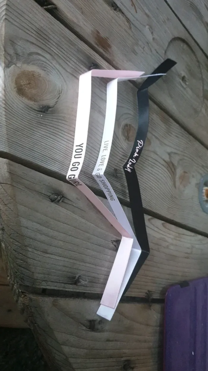 Lot de 3 bracelets ruban neuf - photo numéro 2