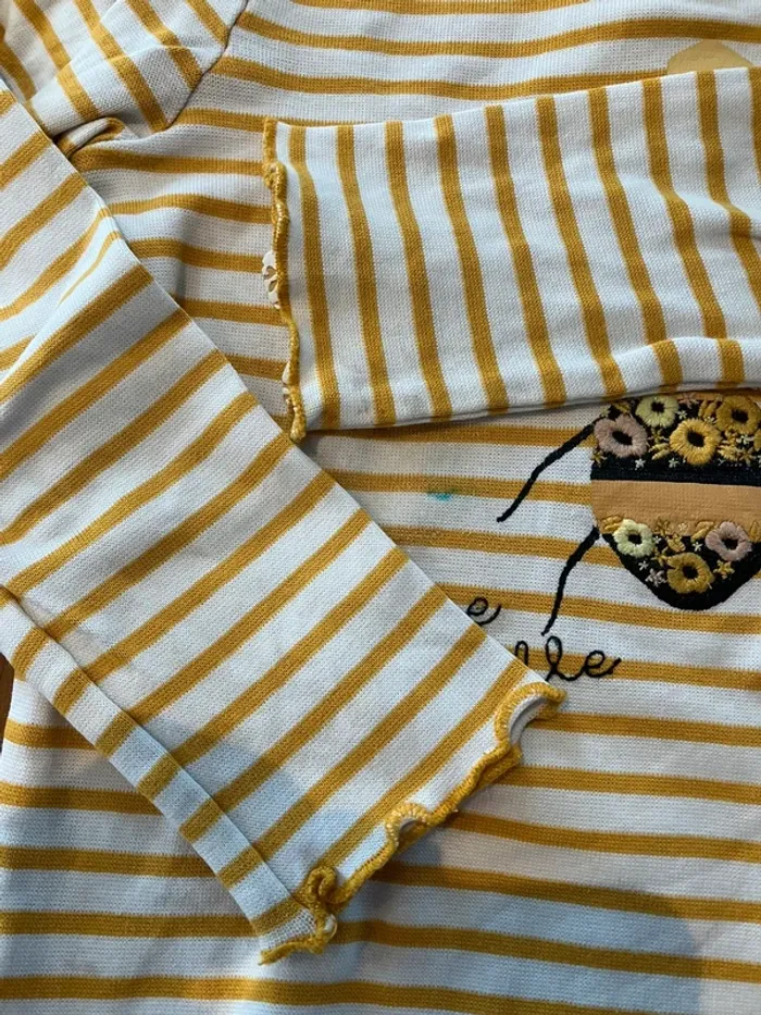 Marinière jaune 7 ans - photo numéro 5