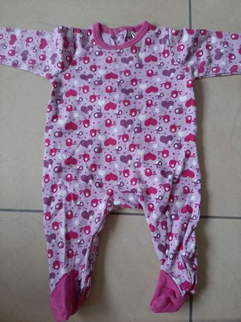 Pyjama fin 1 pièce fille 6 mois