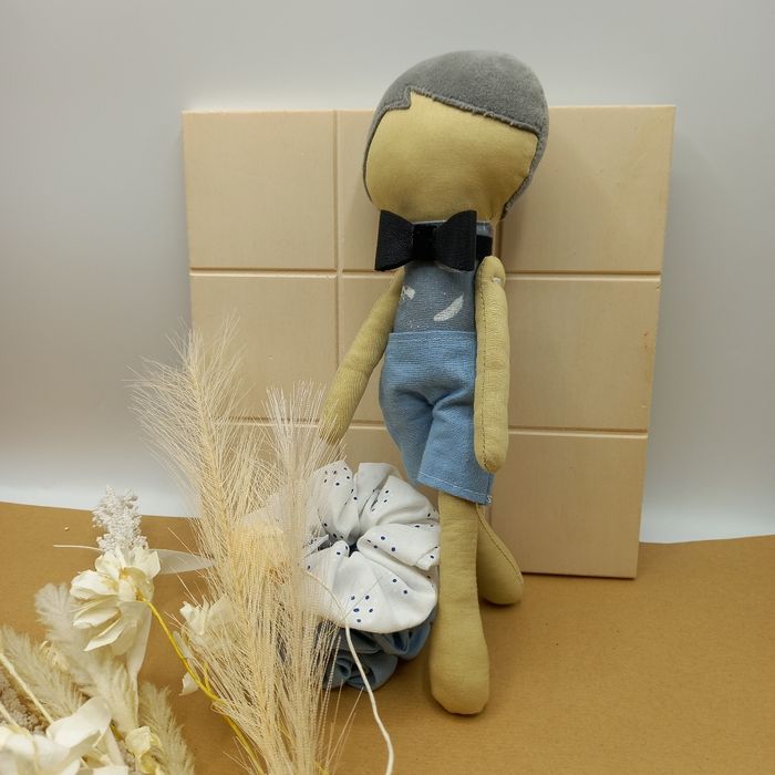 Doudou Bio  Garçon – Crée et Dessine Tes Émotions - Poupée Éducative - photo numéro 2