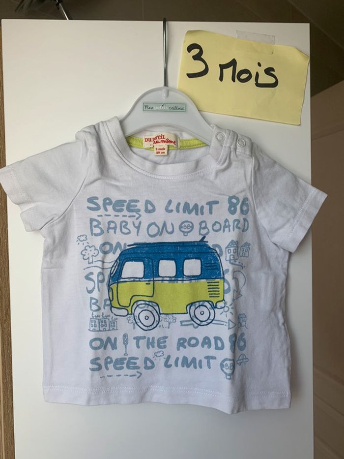 T-shirt 3 mois DPAM très bon état