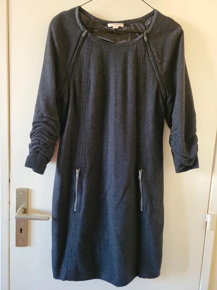 Robe chaude gris anthracite DNNY T4 - photo numéro 2