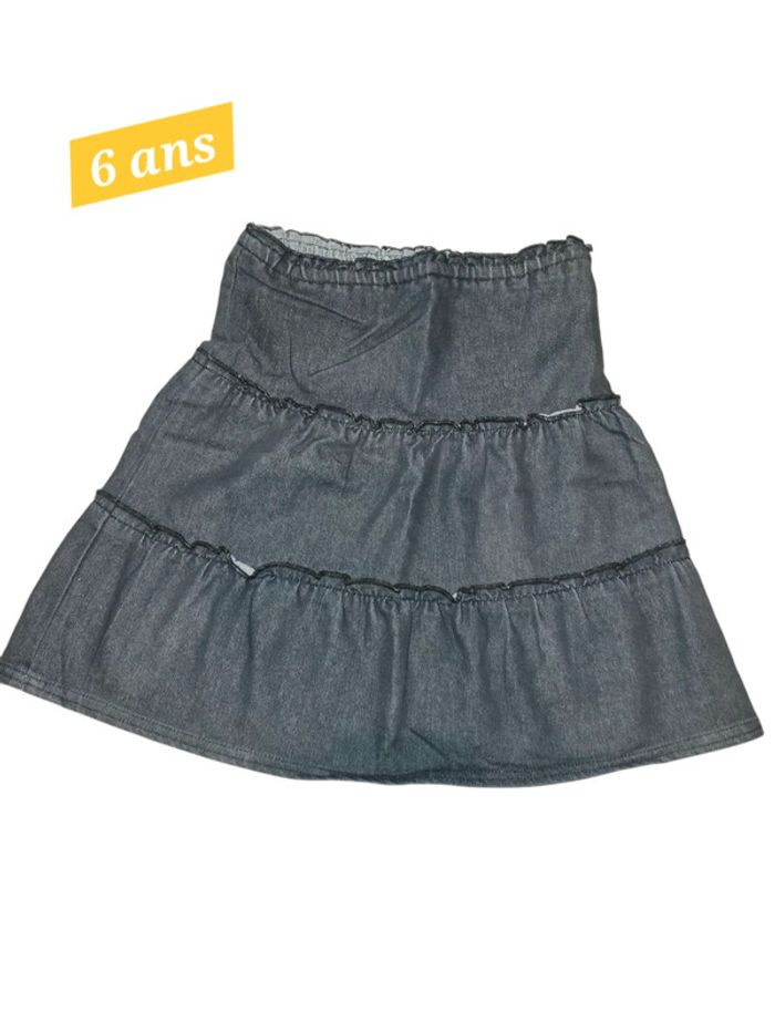 Jupe en jeans 6 ans