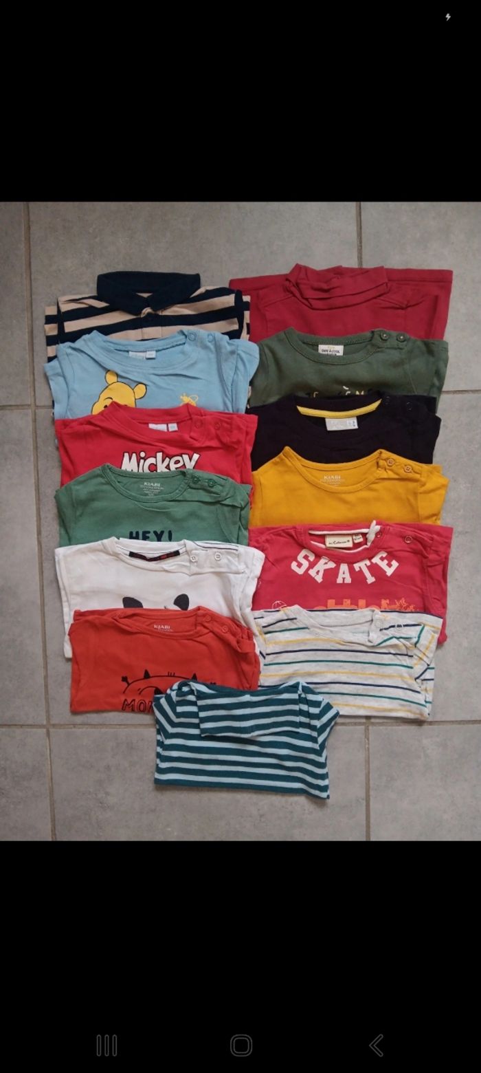 Lot tee-shirts 6 mois