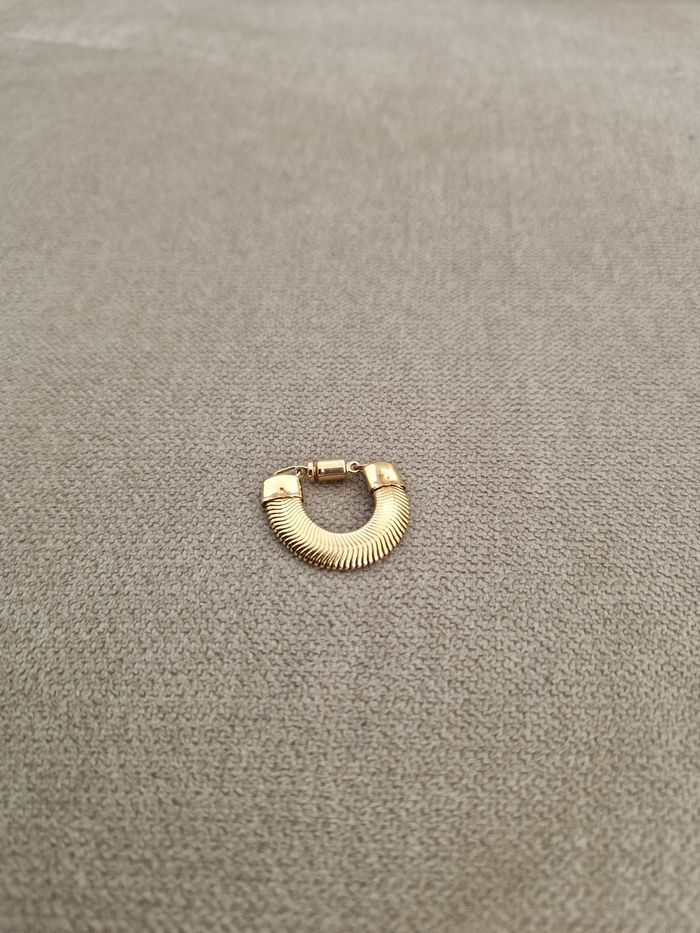 Boucle d'oreilles vintage dorée - photo numéro 2