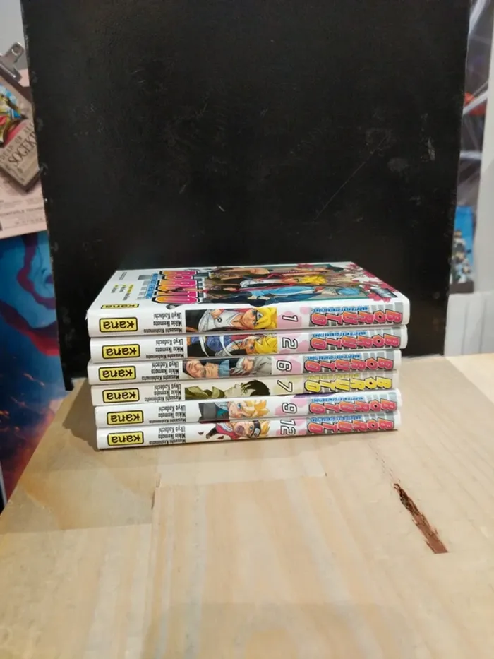 Lot Boruto – Tomes 1, 2, 6, 7, 9 et 12