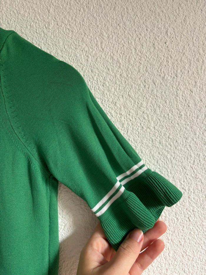 Pull manches courtes vert Naf Naf Taille XS - photo numéro 4