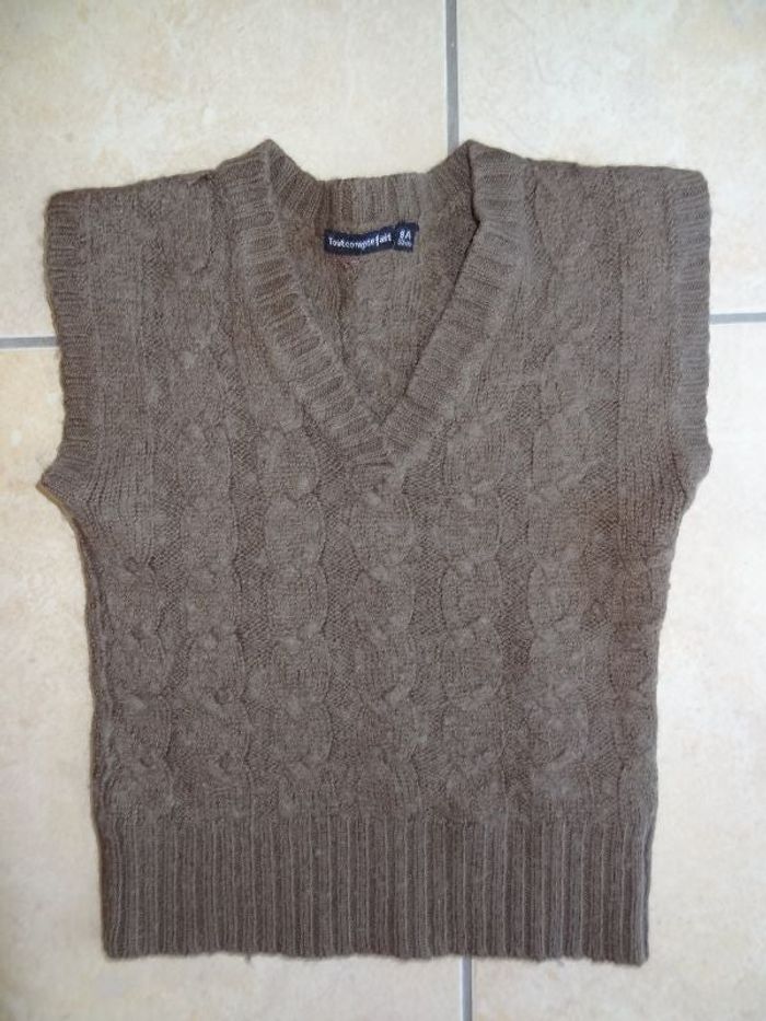 Pull sans manches Tout compte fait T 8ans