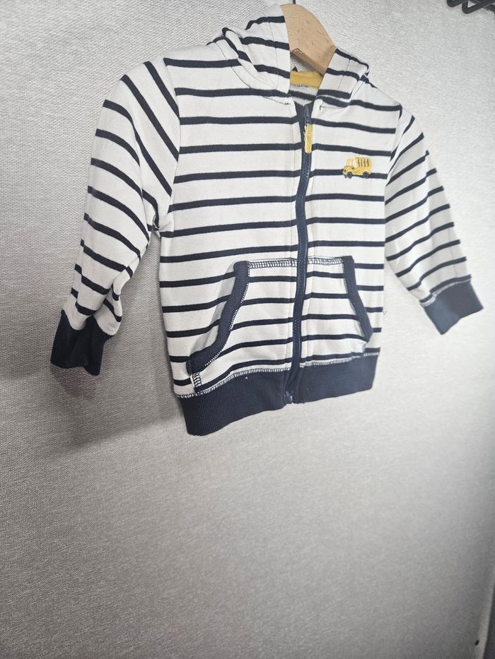 Gilet a capuche  9 mois - photo numéro 4