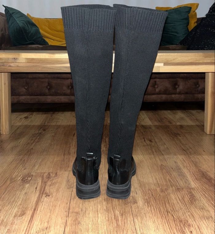 Cuissardes noires Zara Pointure 38 - photo numéro 2