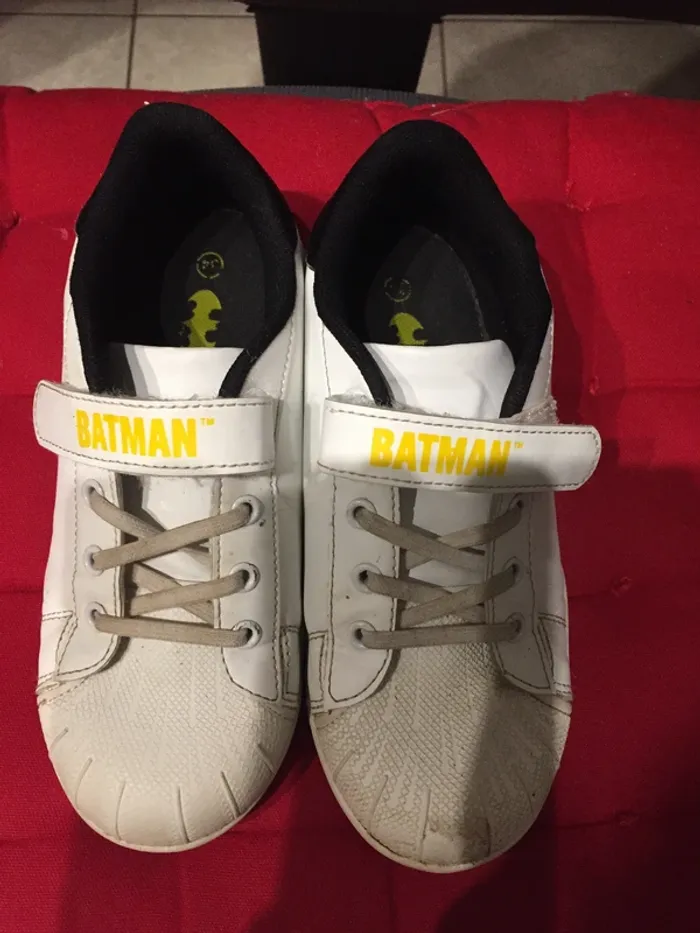 Baskets blanches Batman 34