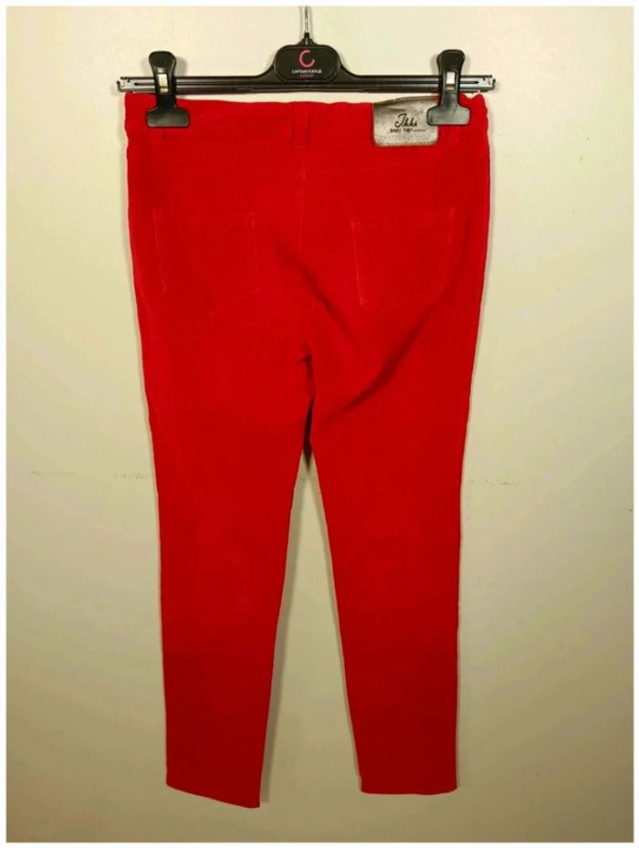 C13 pantalon rouge IKKS W24 - photo numéro 2