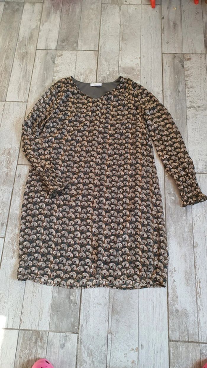 Très belle robe sigbe nature taille 40 en excellent état - photo numéro 2