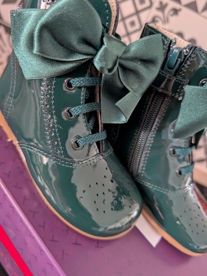 Bottines montantes fille tout cuir. Taille 23. Neuf. Lola Palacios - photo numéro 10