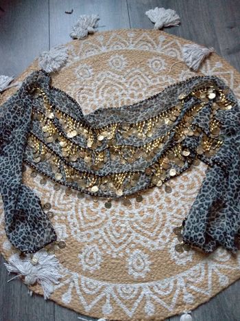 Foulard danse orientale léopard