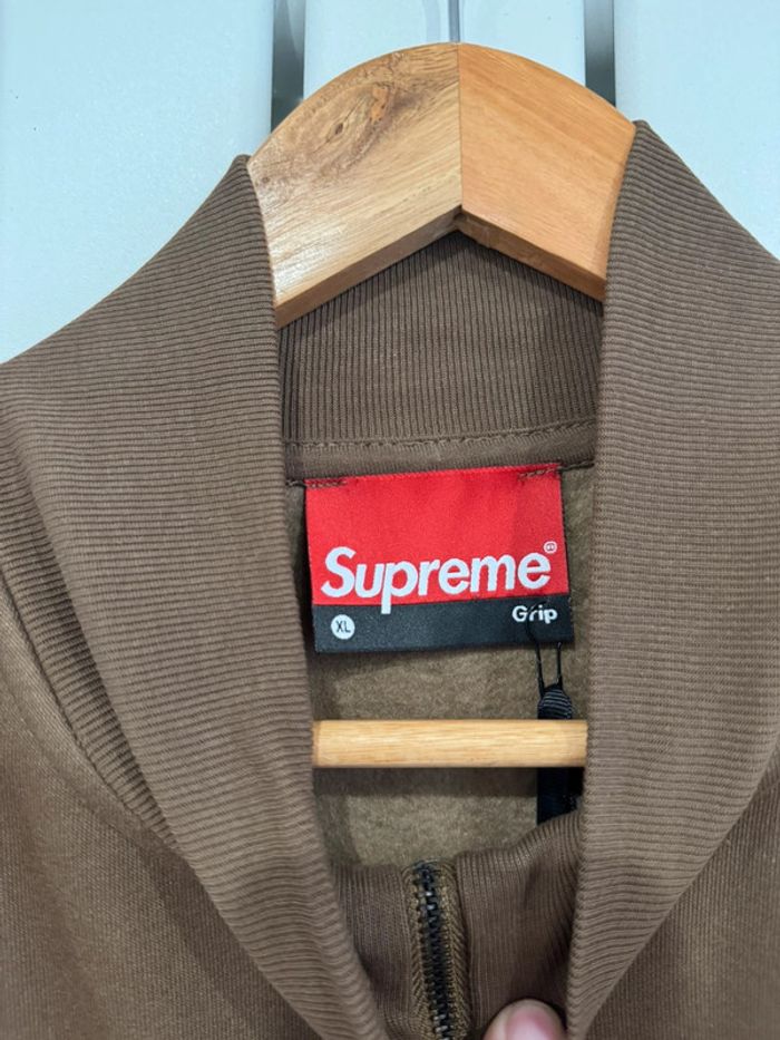 Pull / Sweat zippé Marron Supreme Taille XL - photo numéro 4