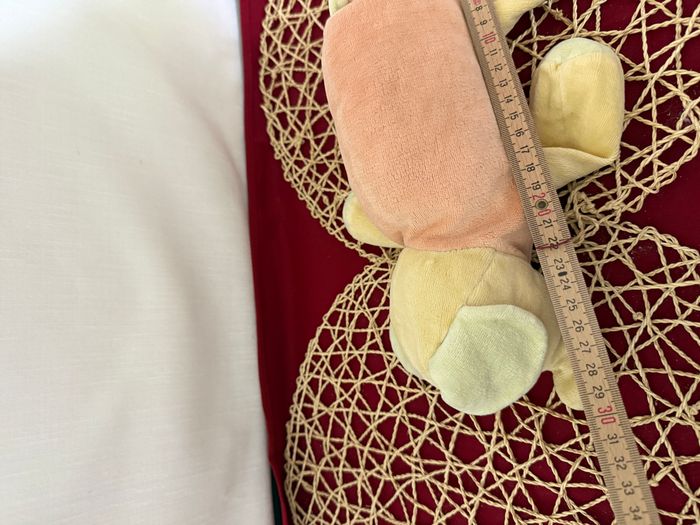 Doudou Eléphant Orange Sucre d'Orge - photo numéro 2