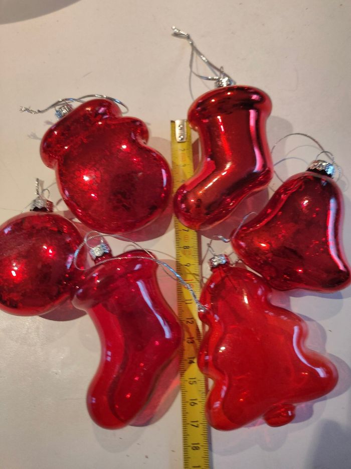 Décorations de Noël lot de 6