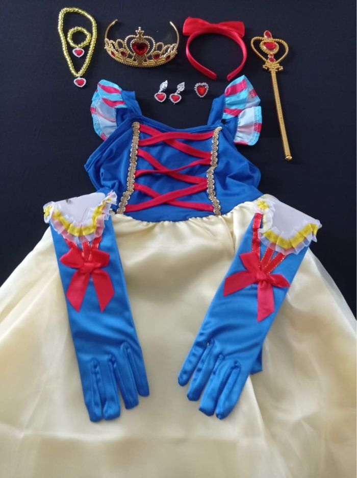 Déguisement blanche neige 4-5ans - photo numéro 4