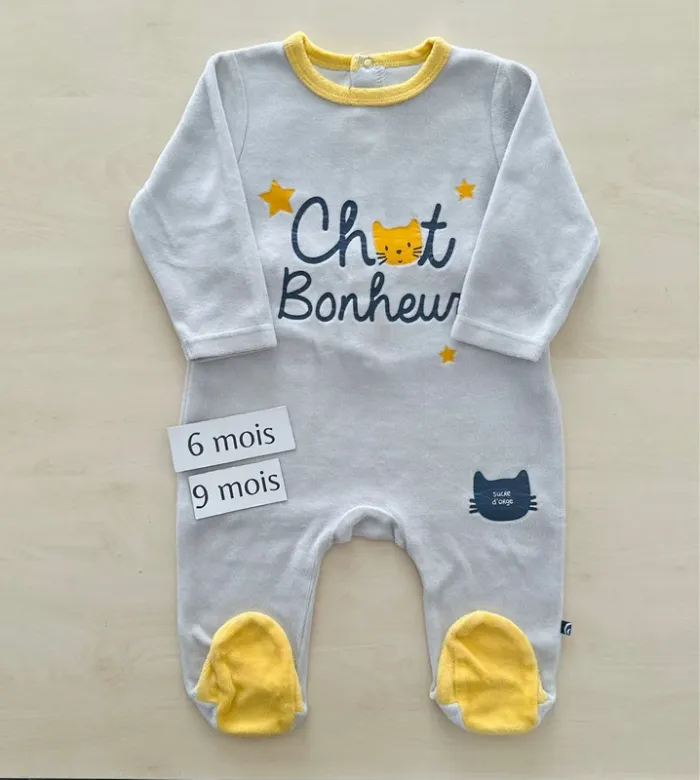 Pyjama sucre d’orge petit 9 mois