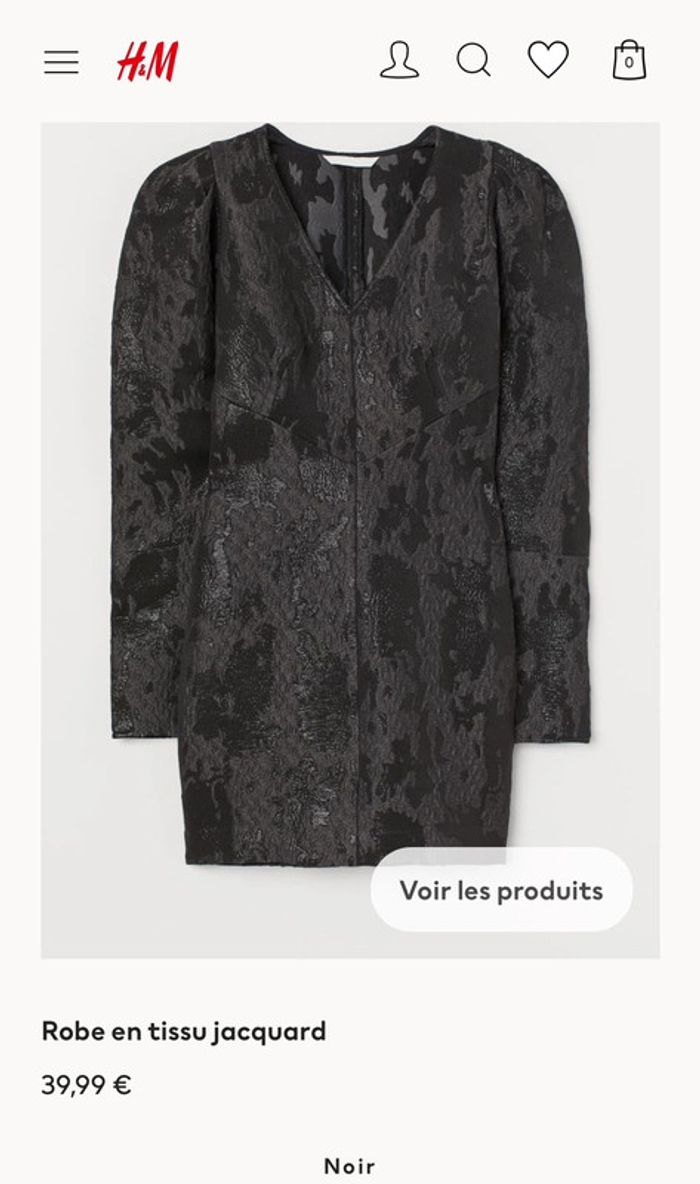 Robe noire scintillante H&M - photo numéro 7