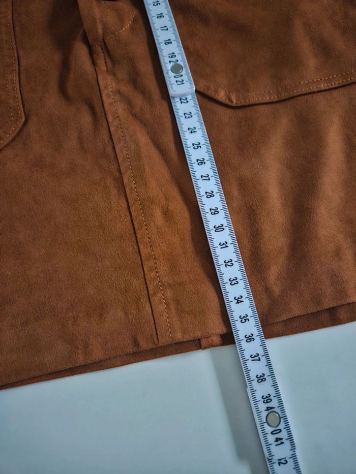 Zara mini jupe en daim XS - photo numéro 9