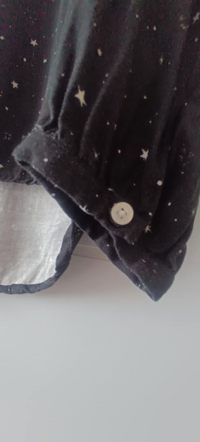 T-shirt imprimé "étoiles" noir et blanc "Tissaia Basics" Taille 44 - photo numéro 10