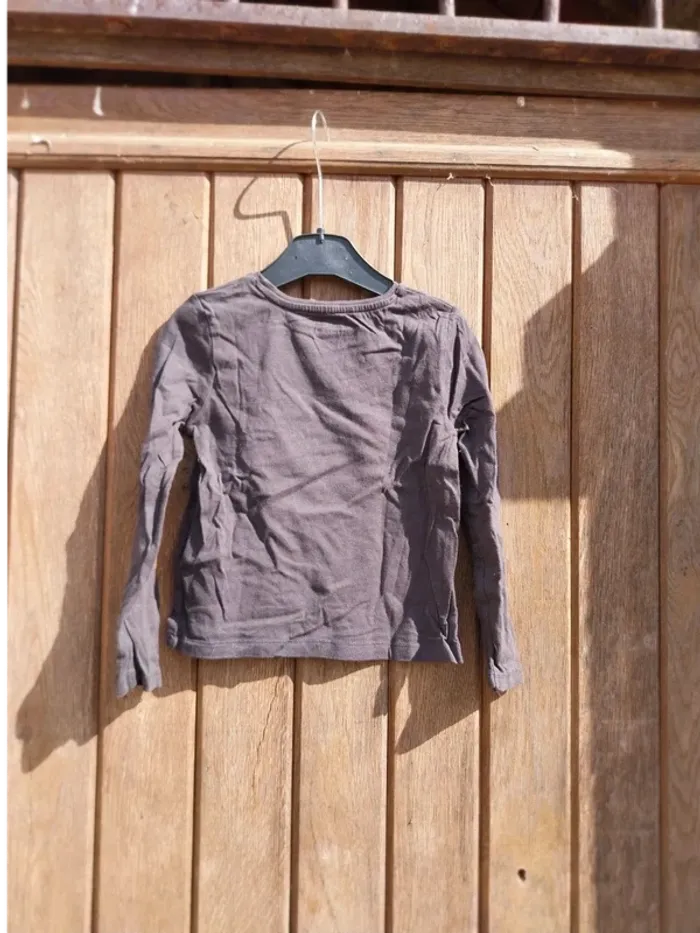 Tee-shirt manche longue 4 ans garçon - photo numéro 3