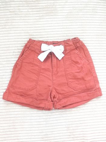 Short corail nœud blanc / Kiabi - 4ans / 98 - 107cm