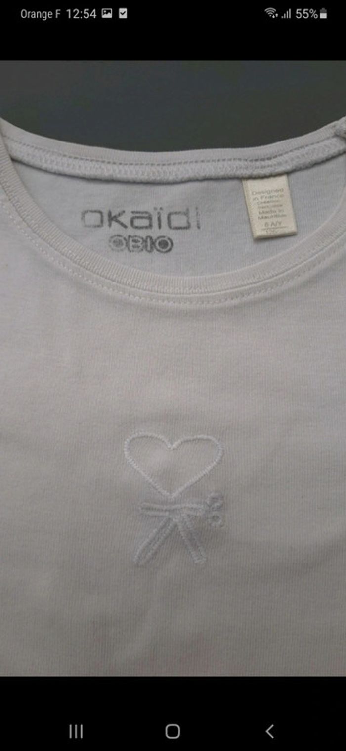 T-shirt Okaïdi 8 ans - photo numéro 3